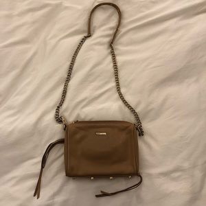 Rebecca Minkoff tan leather crossbody
